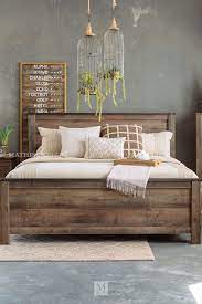 Pin By Michele Silverman On Bed Ideas Farmhouse Bedroom Set Rustic Master Bedroom Rustic Farmhouse Bedroom