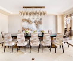These various layers of lighting establish the mood for a variety of functions, including dining, homework or family bookkeeping. 13 Dazzling Interior Designs That Highlight Statement Chandeliers