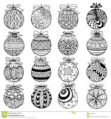Illustration About Hand Drawn Christmas Balls Zentangle Style For Coloring Book Illustration Of Colorin Zentangle Patterns Christmas Mandala Christmas Drawing