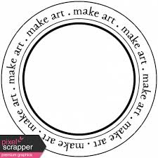 Circle pixels € by xerographer fonts. Text Circle Make Art Template Graphic By Marisa Lerin Pixel Scrapper Digital Scrapbooking