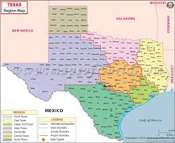 Texas is the second largest state of united state. Texas Regions Map Map Texas Map Geography Map