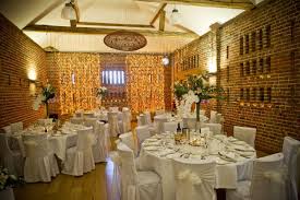 A Sparkling Wedding With Lots Of Fairy Lights In The Castle Barn At Wasing Wedding Venues Berkshire Cheap Wedding Venues Barn Wedding Venue