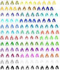 Dragon ball z lsw attack sprites by saiyagami. Aura Sprites By Mypicts On Deviantart