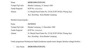 © © all rights reserved. Contoh Surat Kuasa Bayar Pajak Contoh Surat