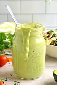 To make this recipe, you will need 1 ripe avocado, 1 clove peeled fresh garlic (sometimes i add 2 cloves), 1/2 tablespoon fresh lime juice (i eyeball it ad add about 1/2 a lime), 3 tablespoons olive oil and salt and black pepper. Healthy Creamy Avocado Ranch Salad Dressing The Busy Baker