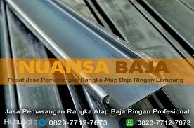 Setelah rangka kanopi baja ringan sudah beres maka saatnya memasang kasau dan juga atap. Harga Baja Ringan Bandar Lampung Terupdate 2020 Ready Mix Concrete