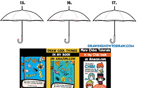 Draw a vertical line, vertical, parallel to the first. How To Draw An Umbrella Easy Step By Step Drawing Tutorial For Beginners How To Draw Step By Step Drawing Tutorials