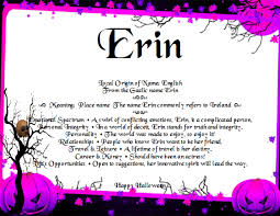 Erin Name Meaning And Analysis Names With Meaning Erin Name Names