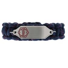 Check spelling or type a new query. Order Stainless Steel Paracord Bracelet American Medical Id