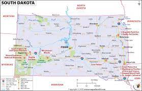 The south dakota geological survey's oil and gas resources map provides a large amount of information on south dakota's geology and natural resources, including: South Dakota Map Map Of South Dakota Sd Map
