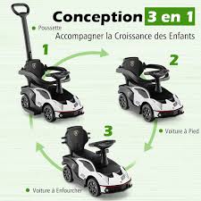 Voiture à enfourcher avec volant