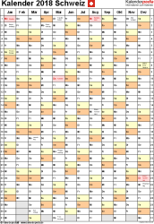 Kalendar yang dilengkapi dengan jadual takwim persekolahan malaysia supaya mudah bagi ibubapa. Kalender 2018 Schweiz Zum Ausdrucken Als Pdf