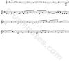 Trumpet sheet music for the last post. 1
