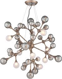 Corbett 206 440 Element Modern Vienna Bronze Halogen Large Hanging Pendant Lighting Cor 206 440