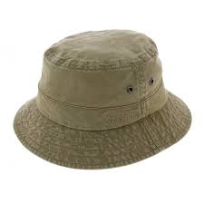 To grab at floating or hanging objects with the teeth: Bob Ros Organic Cotton Khaki Hat Stetson