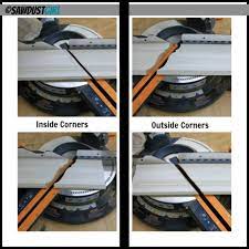 An outside corner is normally seen as a radius corner. How To Cut Crown Molding Using Easy Templates Sawdust Girl