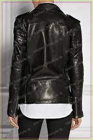 Men S Genuine Lambskin Leather Jacket Black Motorcycle Jacket Fall 2xs 3xl Mj01 Ebay Leather Jacket Black Winter Leather Jackets Black Motorcycle Jacket