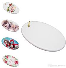 Maybe you would like to learn more about one of these? Diy Thermal Transfer 3 Inch Oval Ceramic Pendant Christmas Home Interior Decoration Can Print Pictures Coated Porcelain From Iwatches 160 14 Dhgate Com
