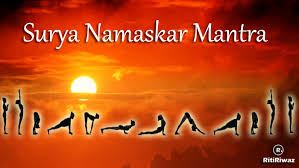The breathing technique associated with each surya namaskar is getting highly popular with the name of sun salutation all over the world. Surya Namaskar Mantra Ritiriwaz