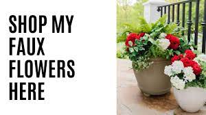 15 best artificial flowers reviewed. I Put Fake Flowers Outside But Can You Tell I Dare You Bluegraygal