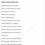 We did not find results for: Great Truth Or Dare Questions Even Better Dares
