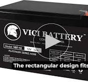 VICI Battery VB7-12 12V 7Ah Replacement UPS Battery Compatible with APC  Back-UPS 550 (BE550G)
