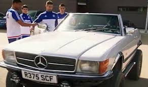 Chelsea players including mason mount and kai havertz reveal their excitement ahead of the champions league final and look back at some of their memories of previous finals. Watch Chelsea Stars Check Out Modified Mercedes On The Grand Tour Before James May Shows Off His Football Skills Mirror Online