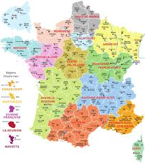 Carte de l'ensoleillement de la france. Carte De France Departements Villes Et Regions Vacances Guide Voyage Carte De France Departement Carte De France Ville Carte Des Regions
