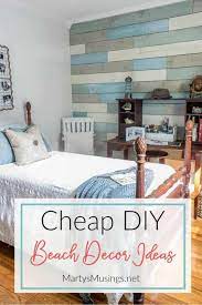 It shows fresh, enjoyable, and timeless senses. Inexpensive Diy Beach Decor Ideas And Small Bedroom Reveal Marty S Musings
