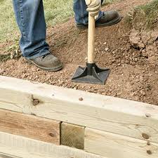 Building A Wooden Retaining Wall Home Depot Canada Wooden Retaining Wall Building A Retaining Wall Retaining Wall