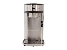 Want something that can fit your cramped counter? Hamilton Beach The Scoop Single Serve Coffee Maker Stainless Steel 49981 Newegg Com