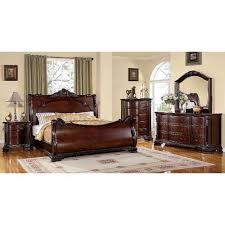 Humphrey Sleigh Bed Bedroom Set King Bedroom Sets Brown Furniture Bedroom