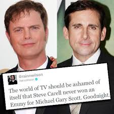 Rainn Wilson: TV Should Be 'Ashamed' For Not Giving Steve Carell An Emmy