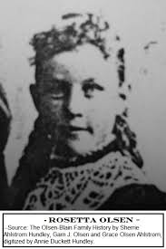 Rosetta Christina Olsen Patterson (1879-1912)