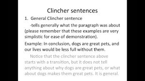 Understanding Topic-Clincher Sentences With Unit 4