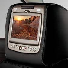 2016 Yukon Denali Dual Dvd Headrest System Black Vinyl W Light 23309584