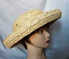 Filzhut mit breiter Krempe braun