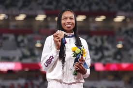 Allyson felix returned to the olympics — and to the podium and into the history books — in her first appearance at her sixth summer games. M Bgcxf6eg6tem