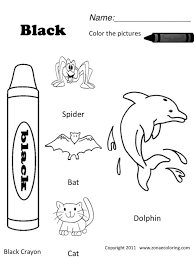 Black And White Objects For Kids Black Objects Google Search In 2020 Color Worksheets Color Worksheets