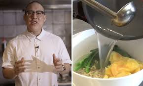 What's wonton noodles without wonton soup? Celebrity Chef Dan Hong Reveals How To Celebrate Lunar New Year With A Prawn Wonton Soup Daily Mail Online