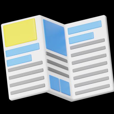 Flyer 3D Icons - Free Download in PNG, glTF