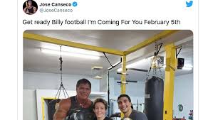 But now that time has passed, he offered his. Billy Football Vs Jose Canseco Is Officially On For February 5th At Rough N Rowdy Barstool Sports