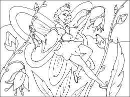 Free flower fairy coloring pages. Coloring Page Flower Fairy Free Printable Coloring Pages Img 22817