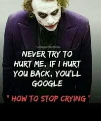 Pin By Eshwari On Joker Quotes In 2020 Good Attitude Quotes Warrior Quotes Best Joker Quotes