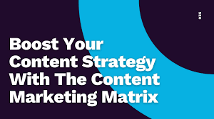 Boost Your Content Strategy With The Content Marketing Matrix // Common  Ground