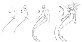 How To Draw A Mermaid Tail Dreamscapes Mermaid Drawings Mermaid Sketch Creature Drawings Learn how to draw step by step in a fun way! how to draw a mermaid tail