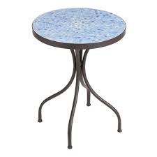Round Cadiz Outdoor Accent Table In 2020 Outdoor Accent Table Patio Accent Table Accent Table