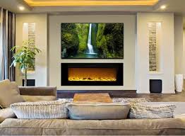 This dramatic, linear fireplace can be simply hung on your wall like a picture or recessed into it depending on the type of look you are going for. Led Three Types Swaps Logs Pebbles Crystal Swaps Wall Mounted Electric Fireplace Electric Fireplace Wall Mount Electric Fireplacefireplace Electric Aliexpress