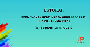 Sistem egtukar merupakan satu modul pengurusan guru yang ada dalam sistem pengurusan sekolah di bawah bahagian pengurusan sekolah harian kementerian pendidikan malaysia. Permohonan Egtukar Sesi Jun 2019 Dan Jan 2020 Justyou