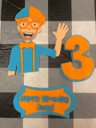 My daughter loved the cake topper she had for her 6th birthday. Blippi Birthday Cake Cakecentral Com